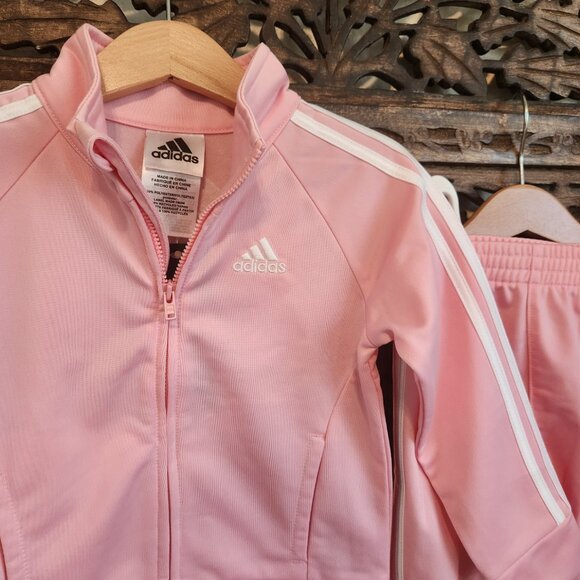 Adidas Tracksuit, Pink, Size 2T, NWT - Picture 6 of 6